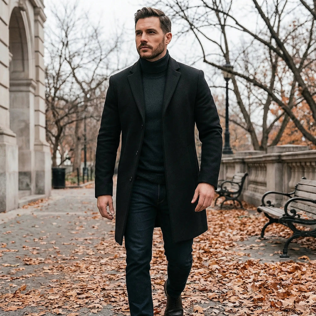 Relaxed Winter Coat – back view