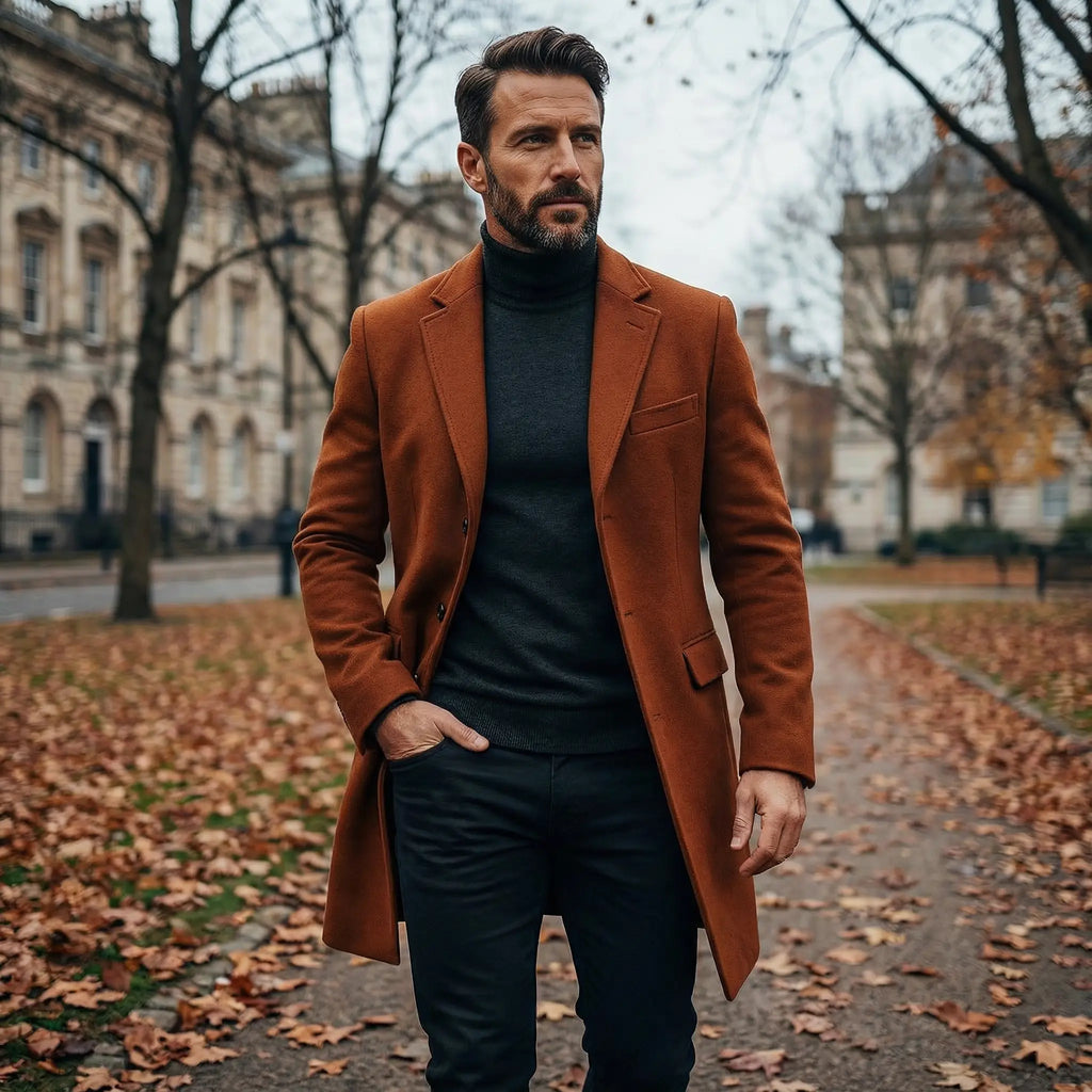 Relaxed Winter Coat – detail view
