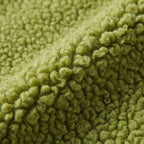 Leontine | Oversized Sherpa Fleece Vest – fabric close-up