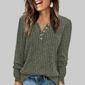 Lila Ribbed Knit Top by Vera Noir – front view