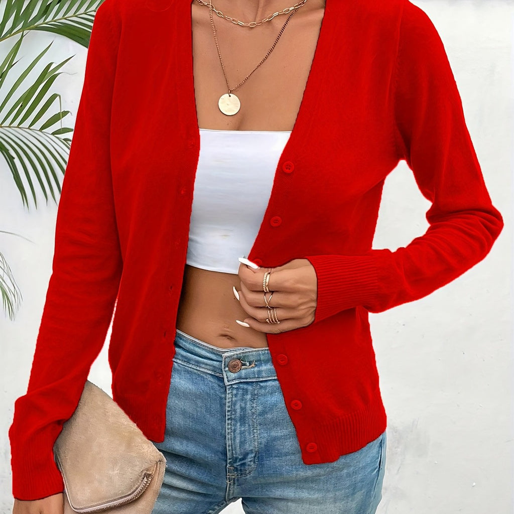 Lindsey | Refined Everyday Cardigan – close-up