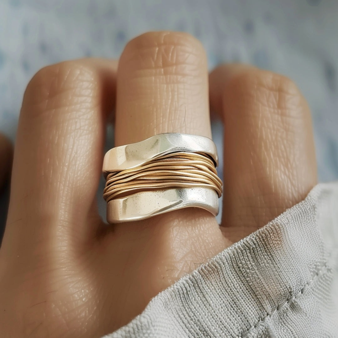 Lucent Whisper of Gold Ring – product view