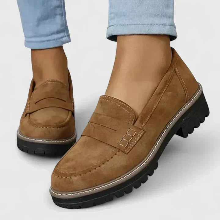 Lugella | Lug-Sole Loafers – close-up