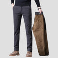 Luke Corduroy Fleece Trousers – front view