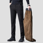Luke Corduroy Fleece Trousers – fabric detail