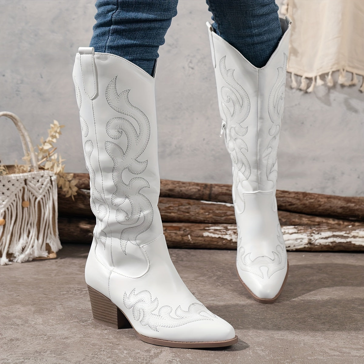 Mackenna Winter Grace Boots – close-up