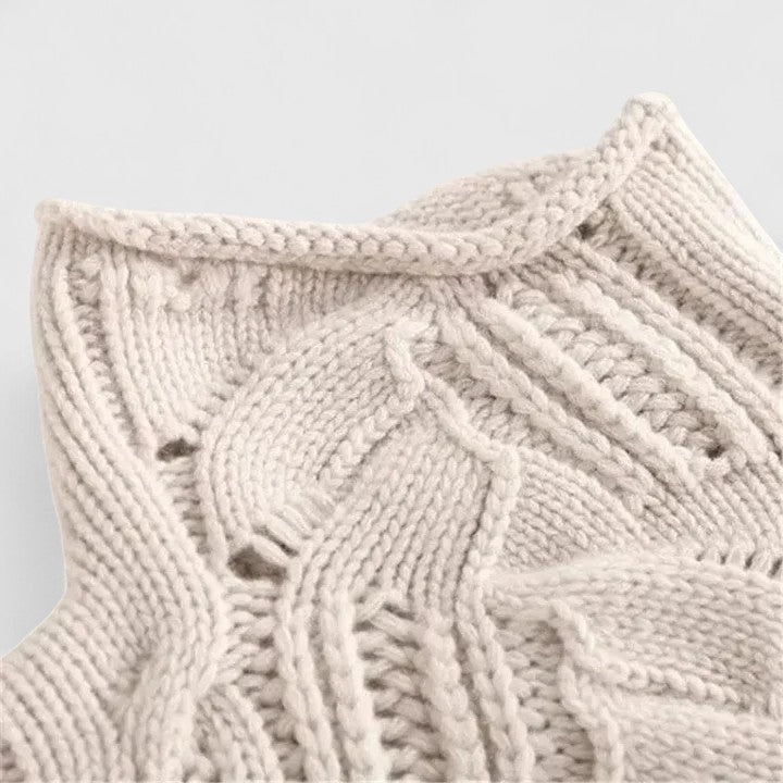 Maeve Elegant Knit Sweater – styled view