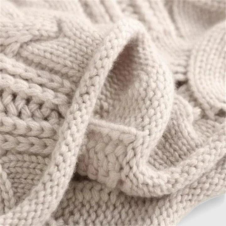 Maeve Elegant Knit Sweater – side view