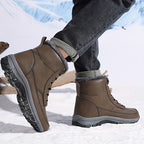 Magnus | Plush-Lined Winter Hiking Boots – front view