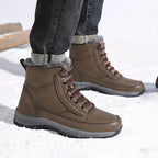 Magnus | Plush-Lined Winter Hiking Boots – styled view
