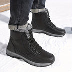 Magnus | Plush-Lined Winter Hiking Boots – styled view