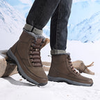 Magnus | Plush-Lined Winter Hiking Boots – close-up