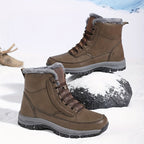 Magnus | Plush-Lined Winter Hiking Boots – styled view
