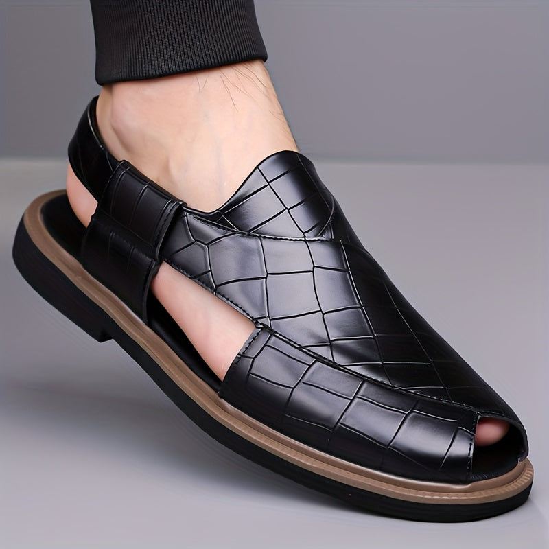 Malcolm Woven-Style Comfort Sandals – back view