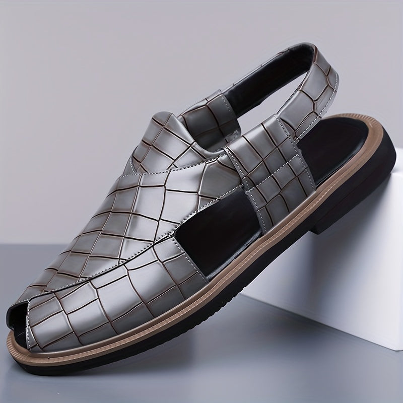 Malcolm Woven-Style Comfort Sandals – side view