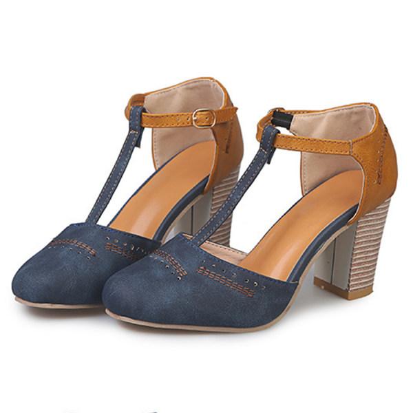 Marcella Timeless Block-Heel Mary Janes – front view