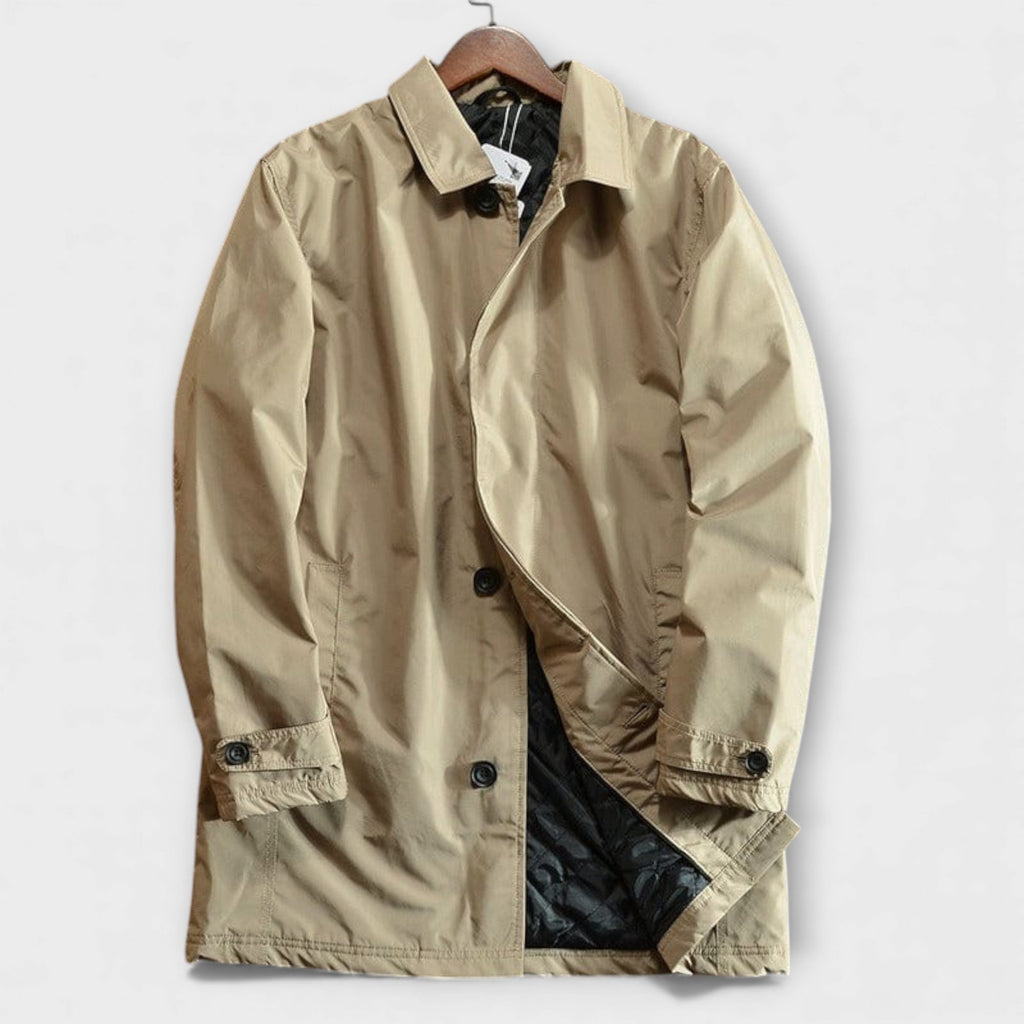 Marco coastal coat, front view