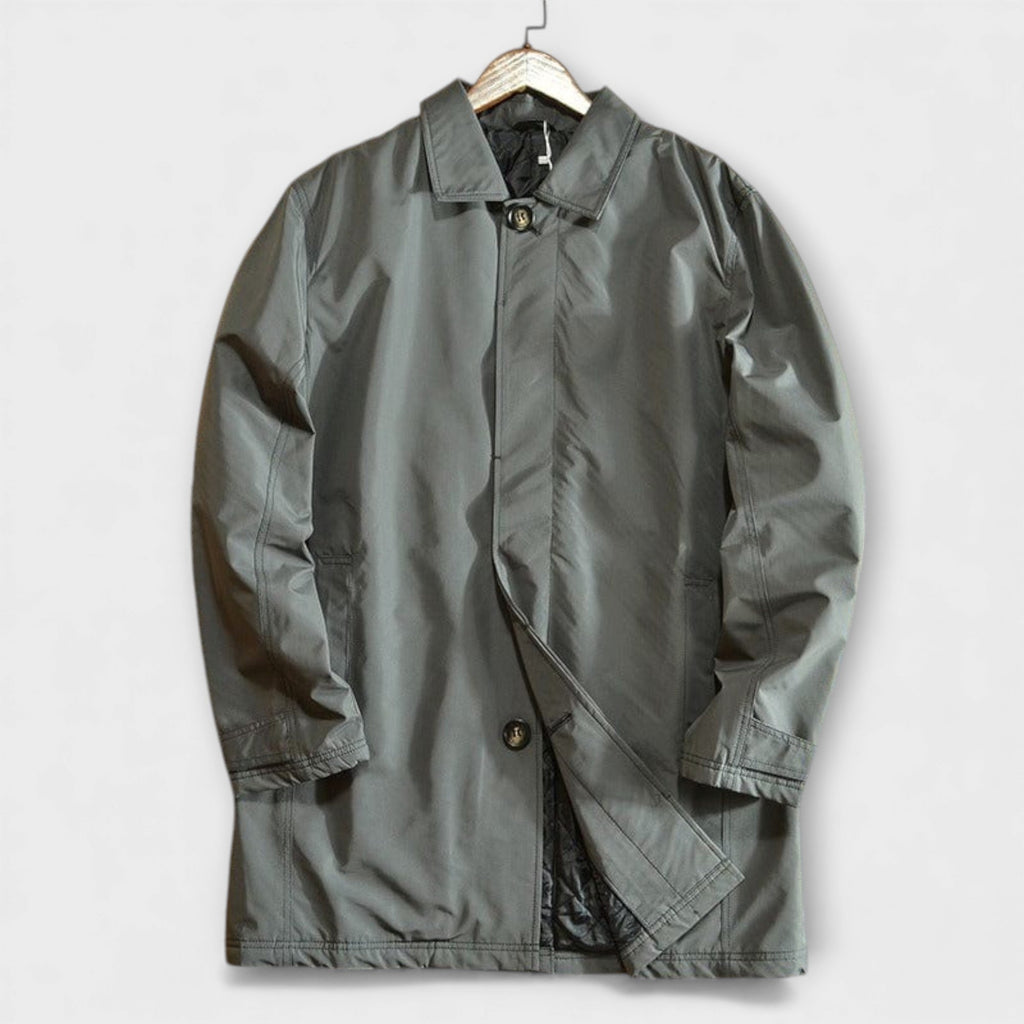 Marco coastal coat, back view