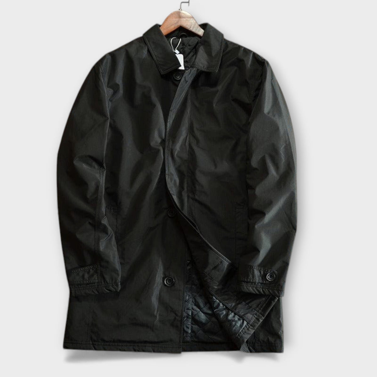 Marco coastal coat, styled view