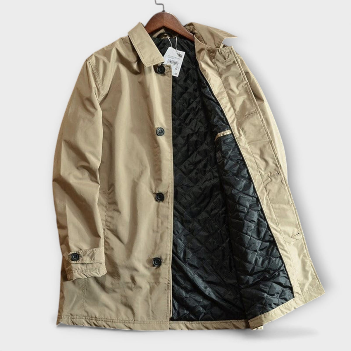Marco coastal coat, side view