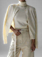 Marenton High-Neck Vest – styled view