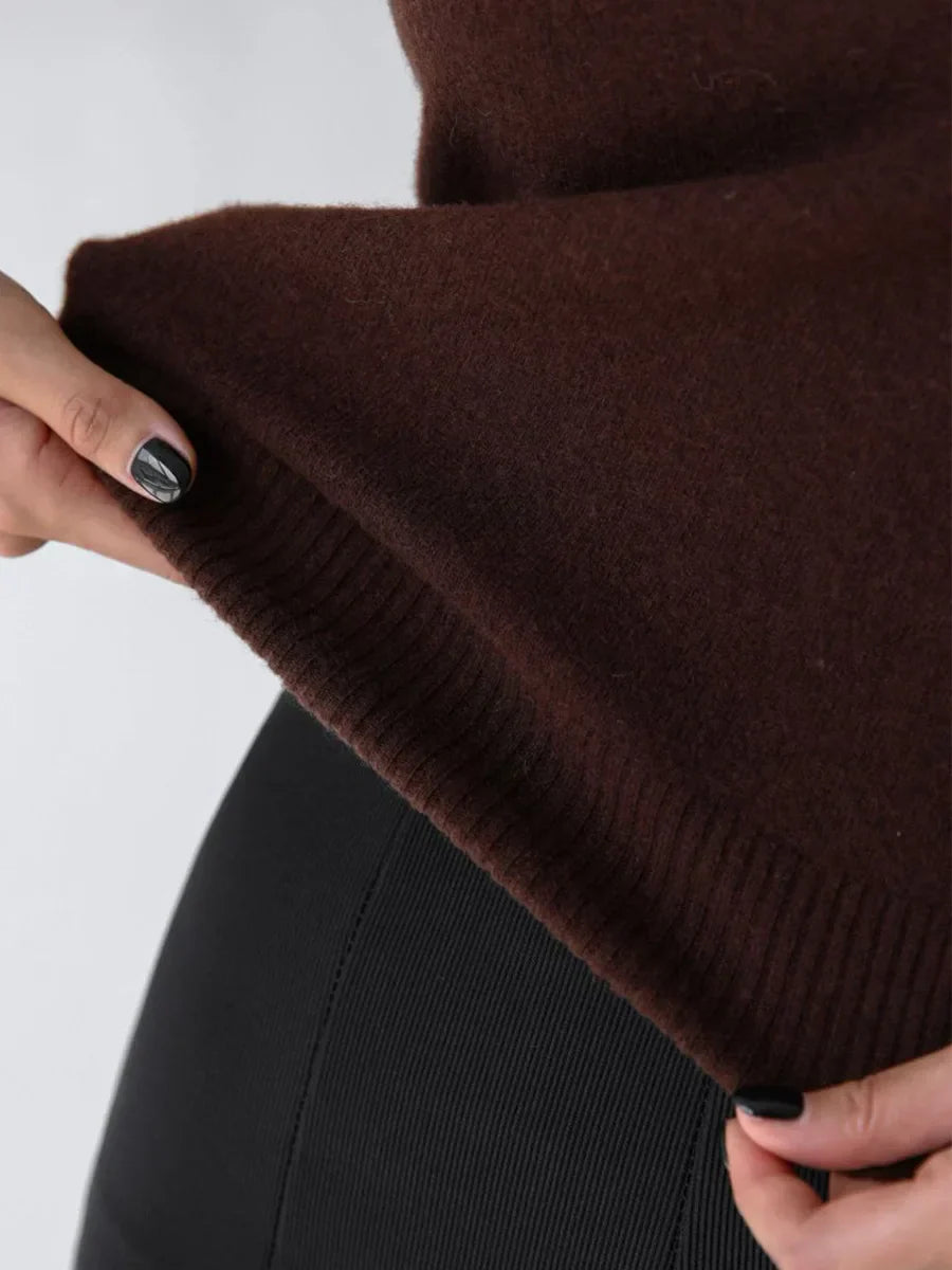 Marenton High-Neck Vest – close-up