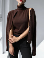 Marenton High-Neck Vest – front view