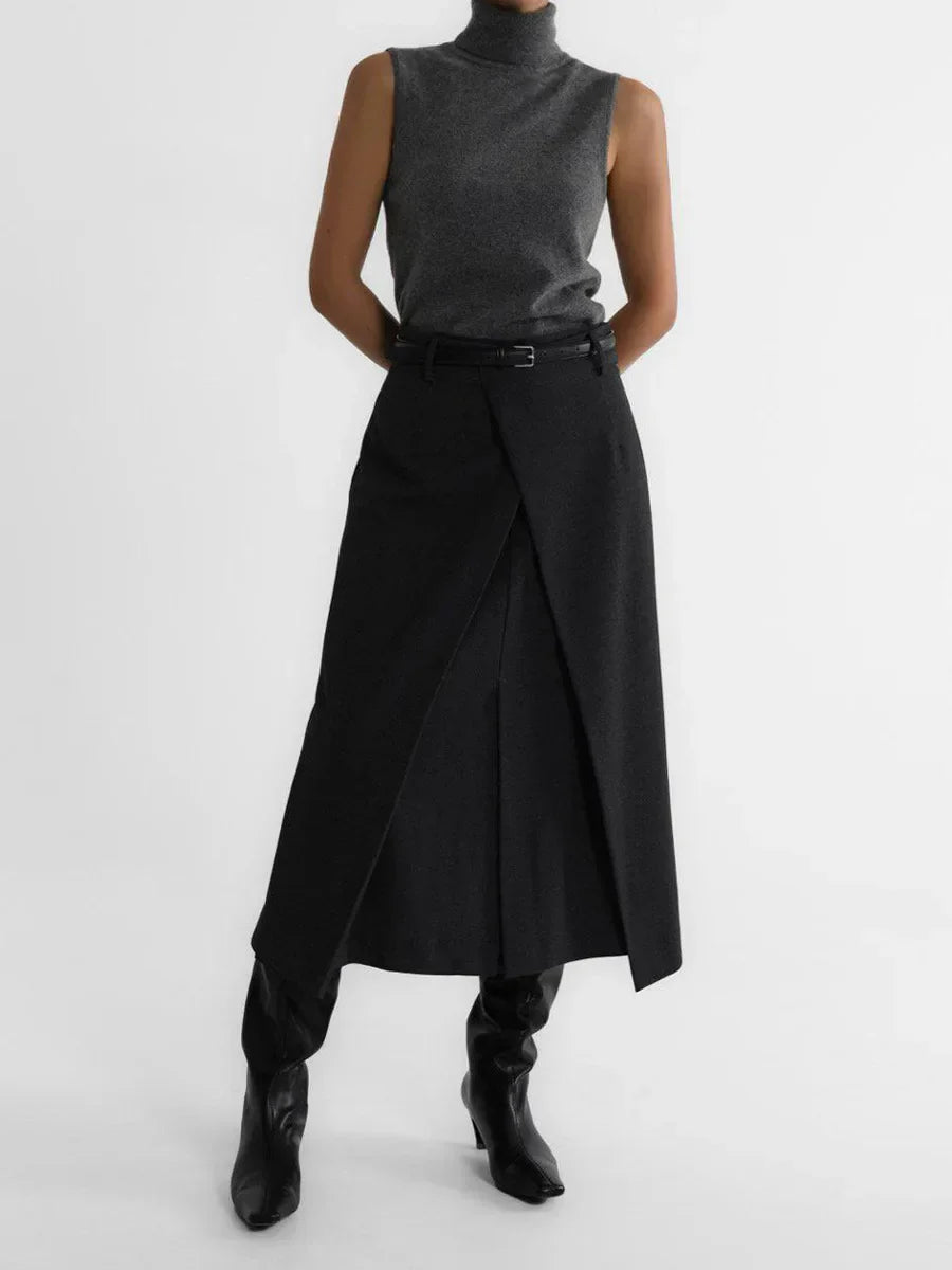 Marenton High-Neck Vest – back view