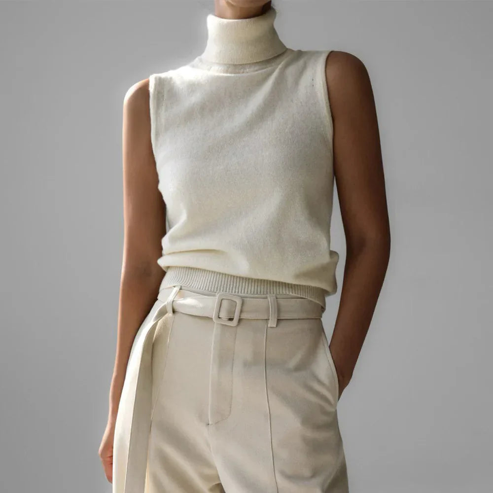 Marenton High-Neck Vest – side view