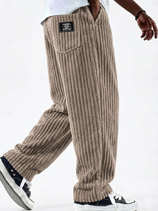 Mario | Classic Corduroy Everyday Pants – styled view
