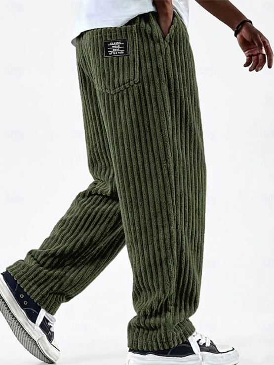 Mario | Classic Corduroy Everyday Pants – styled view