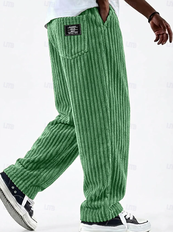 Mario | Classic Corduroy Everyday Pants – styled view