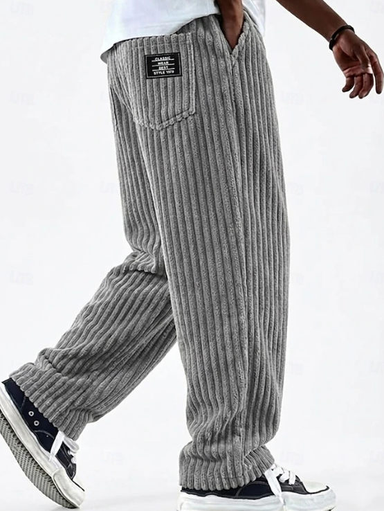 Mario | Classic Corduroy Everyday Pants – styled view