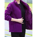 Marjolein | Cozy Stand-Collar Jacket – front view
