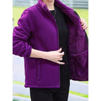 Marjolein | Cozy Stand-Collar Jacket – front view