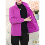 Marjolein | Cozy Stand-Collar Jacket – detail view