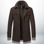 Mateus warm men's overcoat, side view