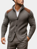Matteo Men's Textured Knit Blazer Cardigan by Vera Noir – image 7