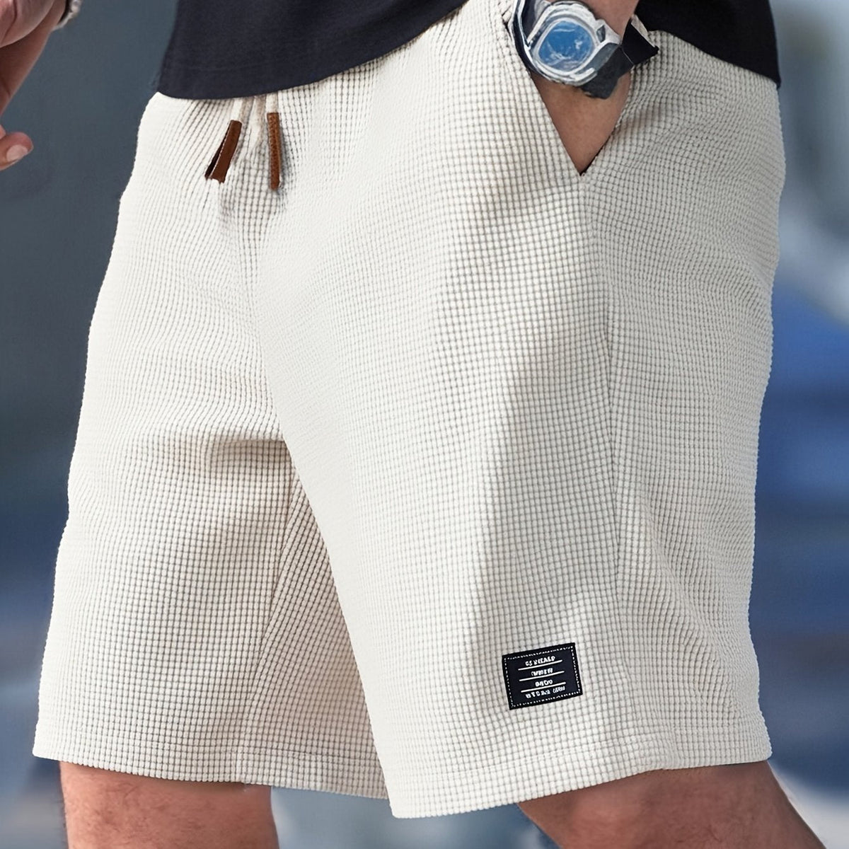 Nathan Elegant Easy-Fit Shorts – front view