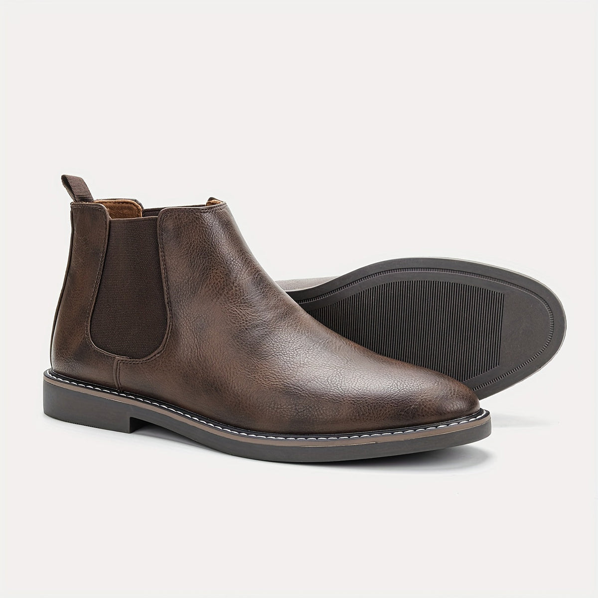 Nelson | Refined Slip-On Chelsea Boots – side view