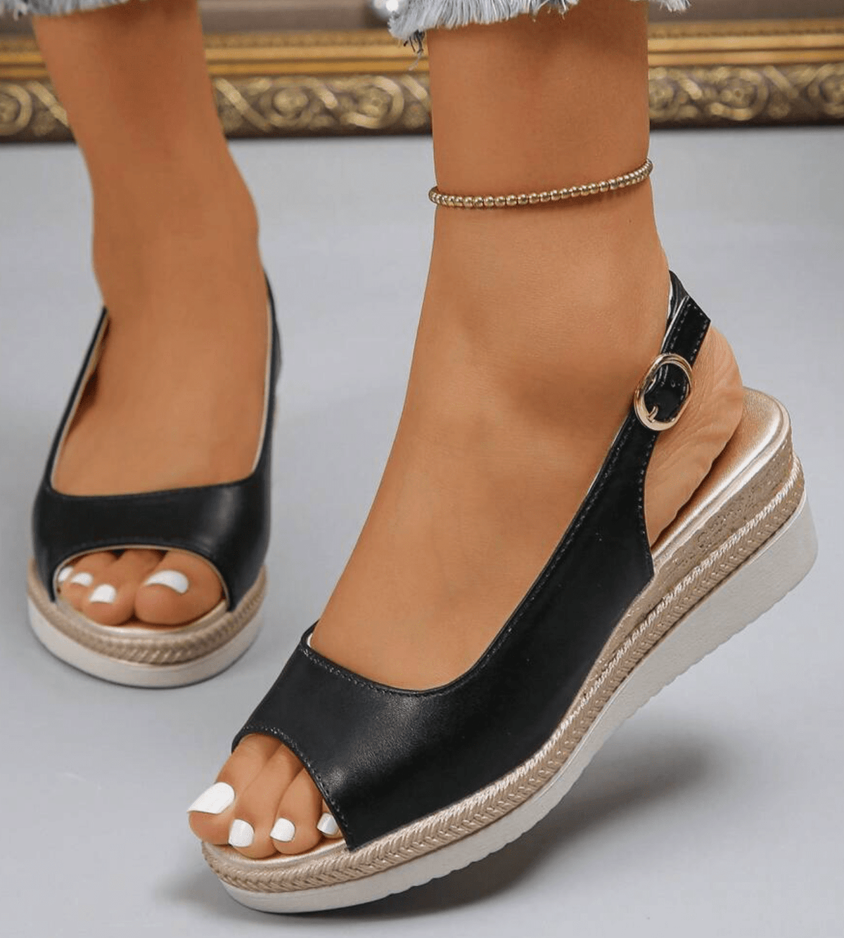 Noira Comfort Sandals – back view