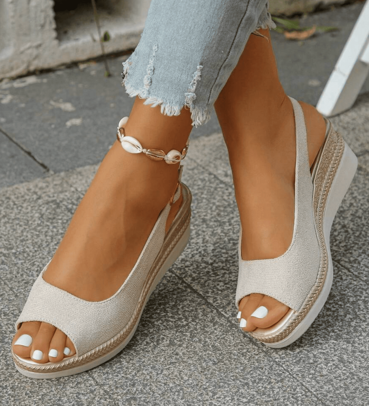 Noira Comfort Sandals – back view