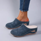 Noor Orthopedic Comfort Slippers – styled view
