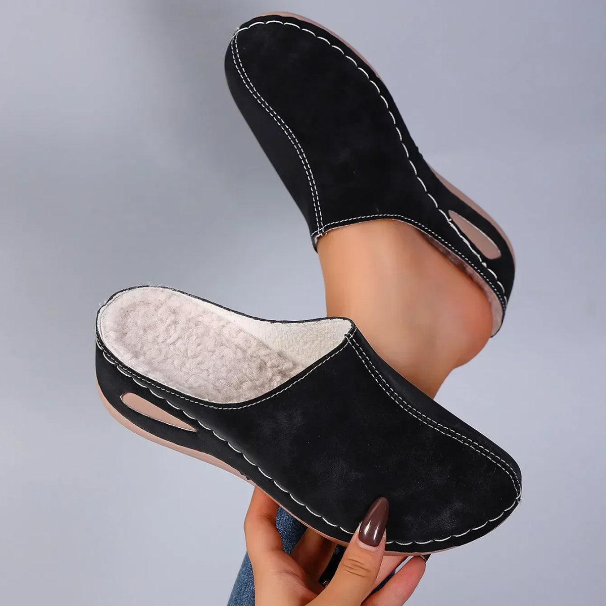 Noor Orthopedic Comfort Slippers – side view