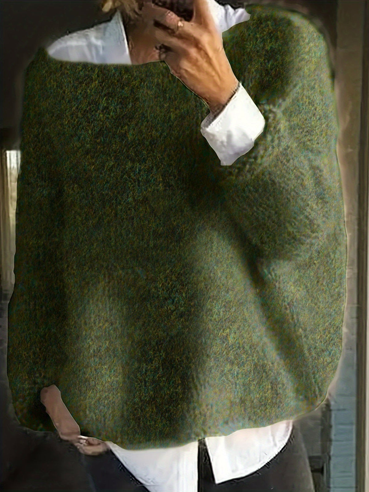 Norine | Relaxed Crew Neck Sweater – front view