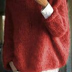 Norine | Relaxed Crew Neck Sweater – close-up