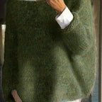 Norine | Relaxed Crew Neck Sweater – close-up