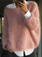Norine | Relaxed Crew Neck Sweater – front view