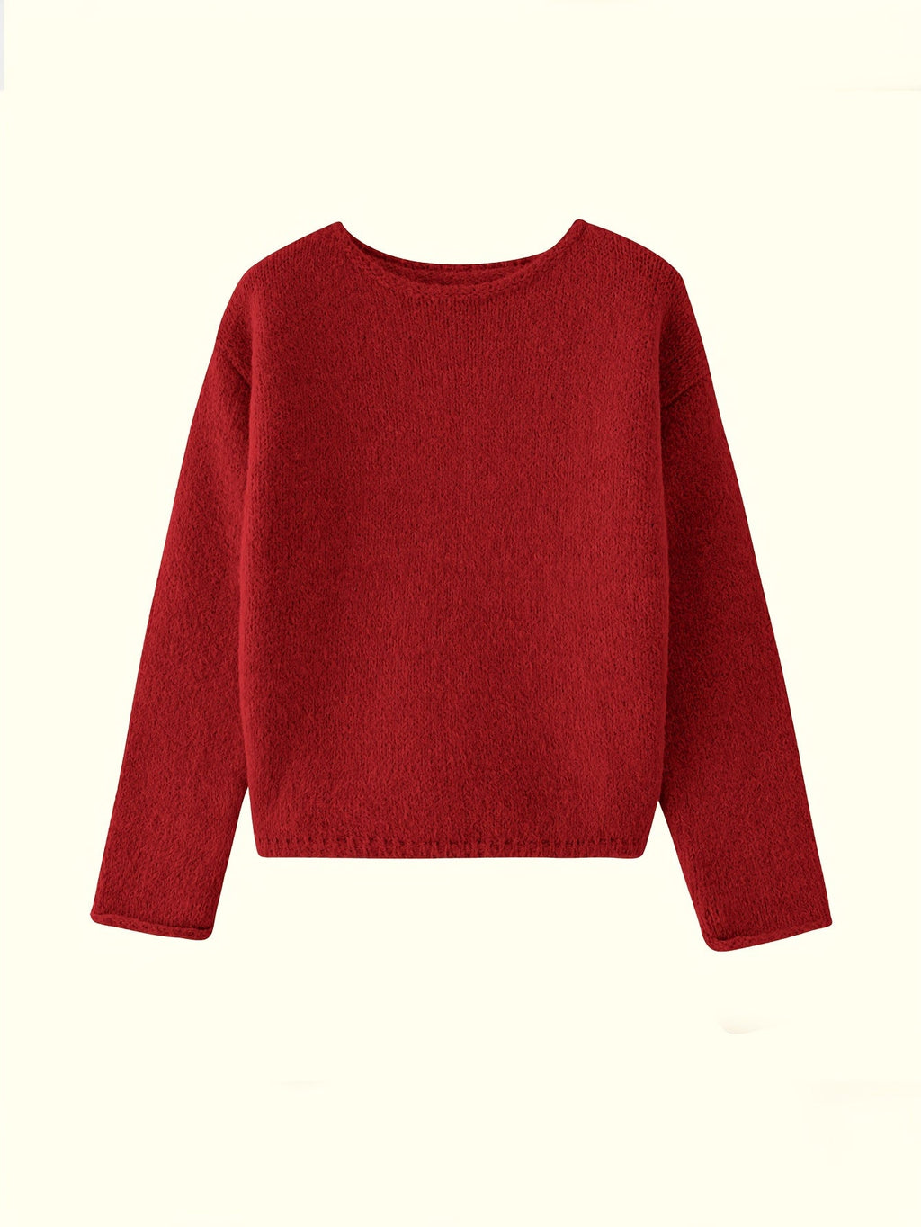 Norine | Relaxed Crew Neck Sweater – front view