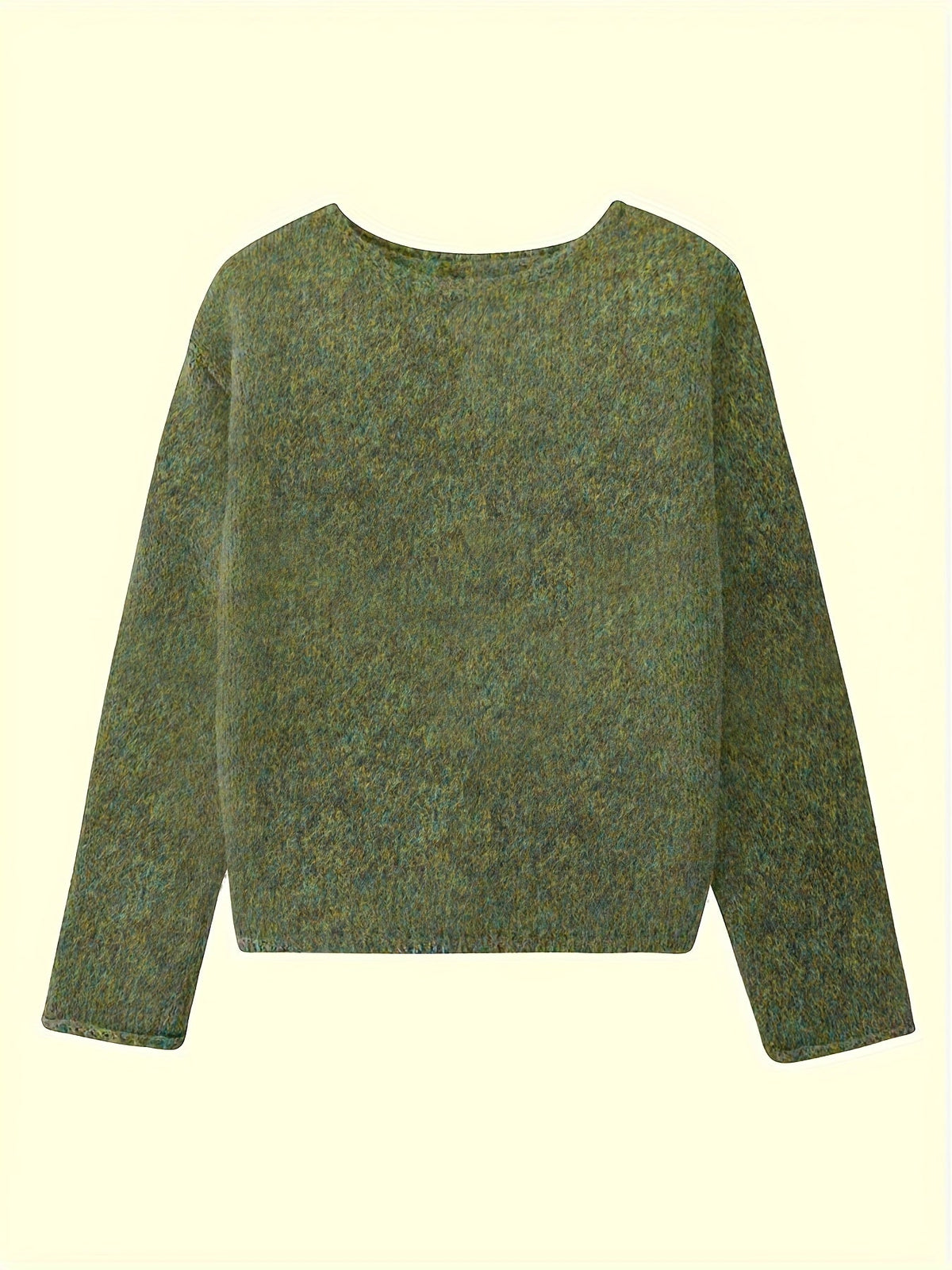 Norine | Relaxed Crew Neck Sweater – front view